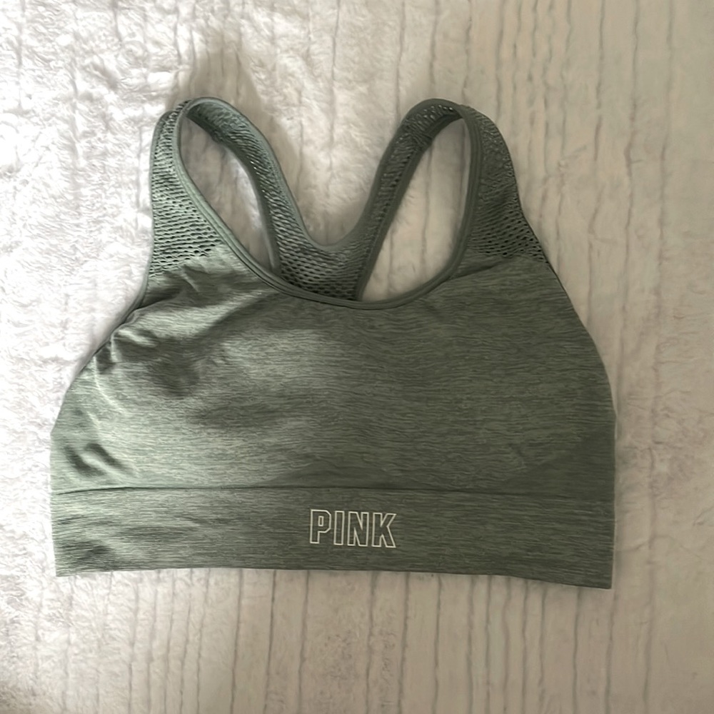 Victoria’s Secret PINK sage green bralette